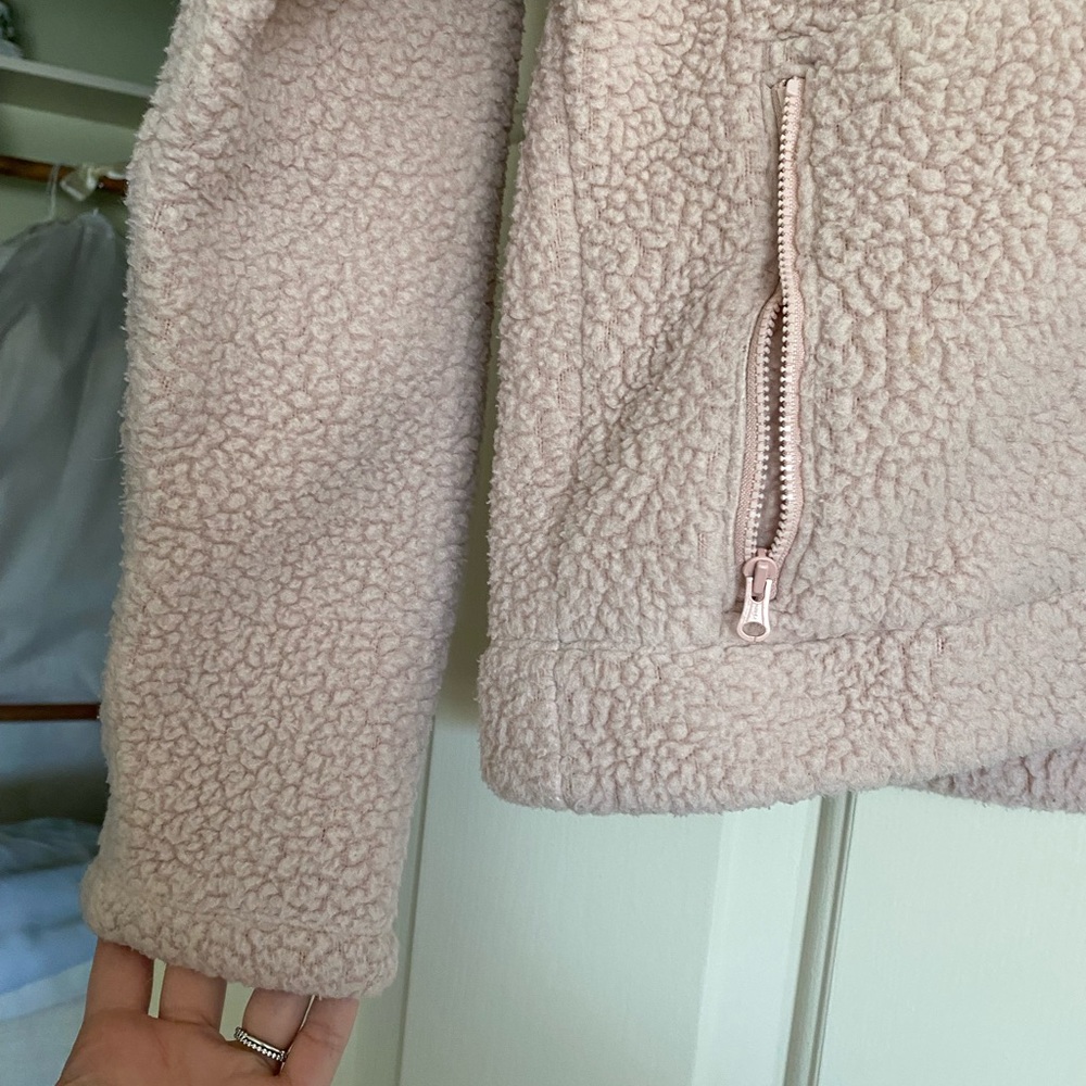 J.Crew 1/2 ZIP in Pink Polartec Fleece size XS - Picture 7 of 8